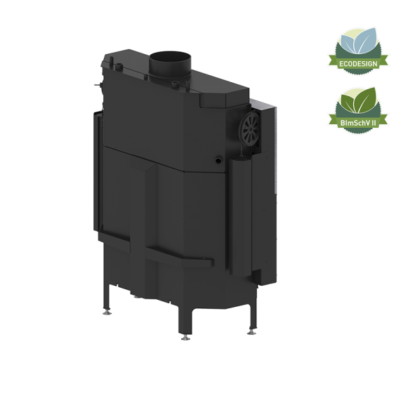 Hitze Albero vattenmantlad braskamin Alaqs