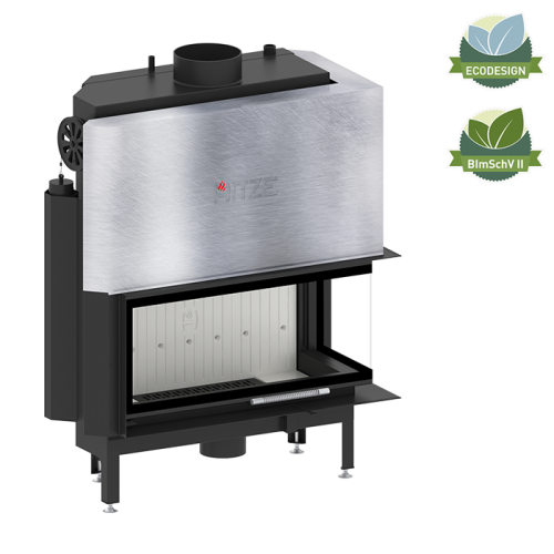 Hitze Albero vattenmantlad braskamin Alaqs