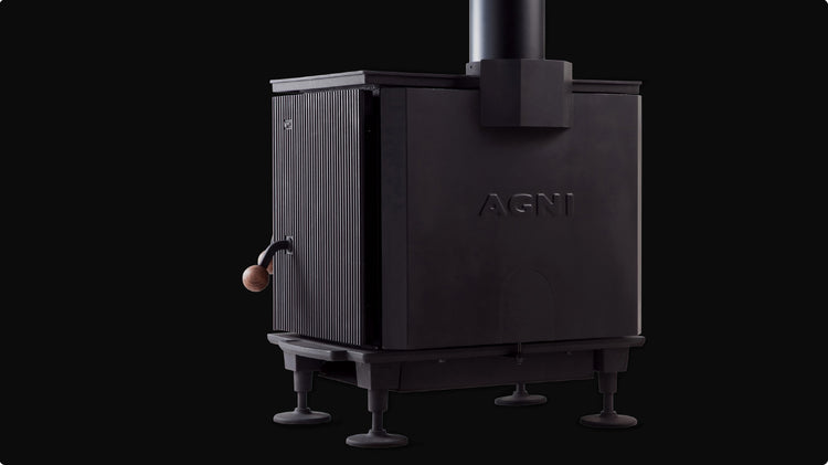 AGNI CC - japansk kamin med hög verkningsgrad och matlagningsmöjligheter