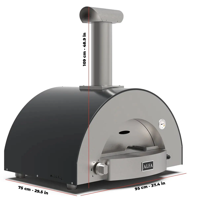Alfa Forni Classico 2 vedeldad pizzaugn