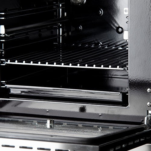 RTVE90 kökspanna rostfri med glaskeramikhäll